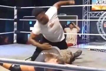 UFC's Rampage Jackson’s Son Faces Felony Assault Charges in Wrestling Incident Raja Jackson assaults wrestler Syko Stu during a live streamed event.