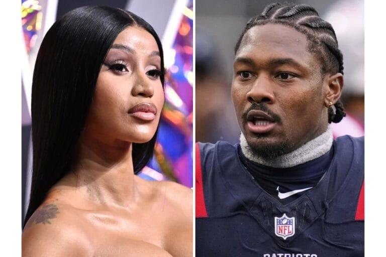 Rapper Cardi B and Stefon Diggs Expect First Baby Together Cardi B appears at the MTV Video Music Awards in Newark, N.J. on Sept. 12, 2023,, left, and New England Patriots wide receiver Stefon Diggs appears at an NFL football game in Foxborough, Mass., on ept. 7, 2025. (AP Photo)