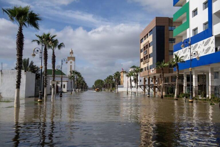 Morocco Evacuates Over 100,000 as Severe Floods Worsen and Heavy Rainfall Continues Flooding in Ksar el-Kebir, Morocco, amid ongoing heavy rainfall and rising water levels in the Loukkos River | EPA