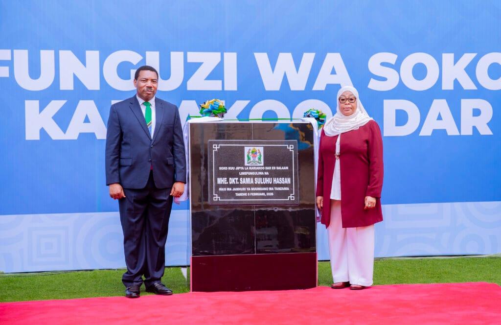 President Samia Suluhu Hassan Reopens Kariakoo Market After Major Reconstruction