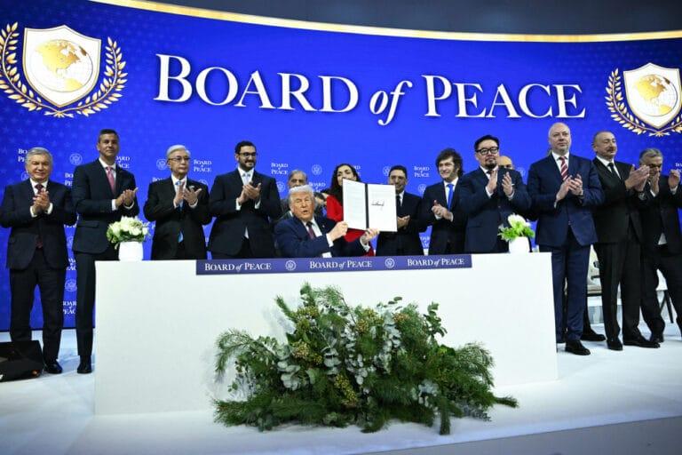 Donald Trump’s “Board of Peace” Holds First Meeting in Washington Donald Trump’s “Board of Peace” Holds First Meeting in Washington | Mandel Ngan / AFP via Getty Images