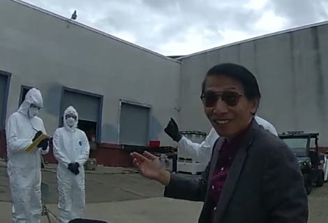 Suspect in Illegal Biolab Case Linked to 2023 California Lab Found After Raid in Las Vegas Suspect Jia Bei Zhu in front of the Reedley biolab | courtesy of City of Reedley
