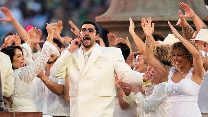 "A Slap in the Face": Trump Blasts Bad Bunny’s Super Bowl Show as "Disgusting" Bad Bunny performs during halftime of the NFL Super Bowl 60 football game between the New England Patriots and the Seattle Seahawks at Levi’s Stadium in Santa Clara, California, on Feb. 8, 2026. | AP Photo/Julio Cortez