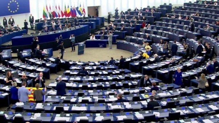 EU Parliament Backs Digital Euro in Strasbourg Vote General view of the hemicycle as members of the European Parliament. | REUTERS/Reuters Tv