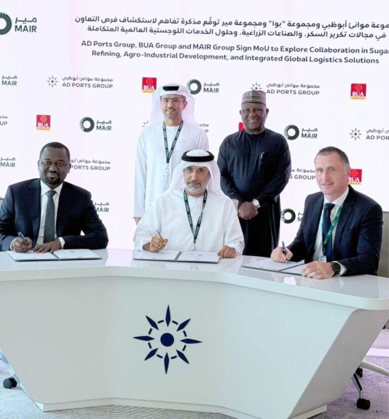 Nigeria: BUA Group & UAE Sign Strategic Industrial MOU President Bola Ahmed Tinubu has commended the signing of a strategic Memorandum of Understanding between Nigeria’s BUA Group and UAE-based AD Ports Group and MAIR Group in Abu Dhabi | State House