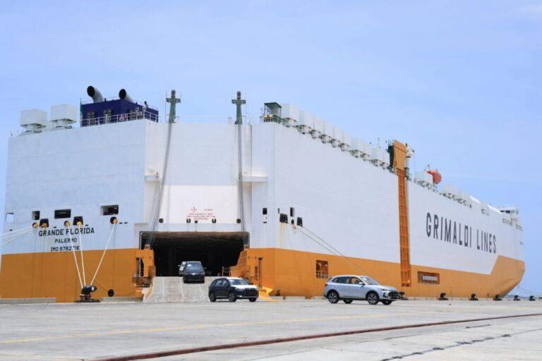 The second car carrier ship docked at Lamu's port due to middle east conflict The second car carrier ship docked at Lamu's port due to middle east conflict | LAPSSET