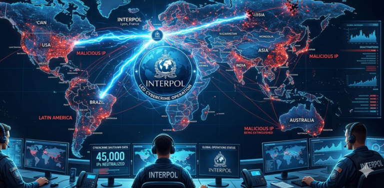 INTERPOL-led cybercrime operation dismantles 45,000 malicious IP addresses worldwide INTERPOL-led cybercrime operation dismantles 45,000 malicious IP addresses worldwide | AI Generated/SWT Images