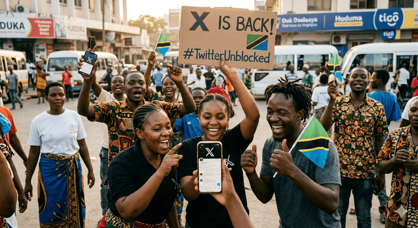 Tanzania Lifts Nine-Month Ban on X, Public Access Restored Tanzania Lifts Nine-Month Ban on X, Public Access Restored | AI Generated / SWT Images