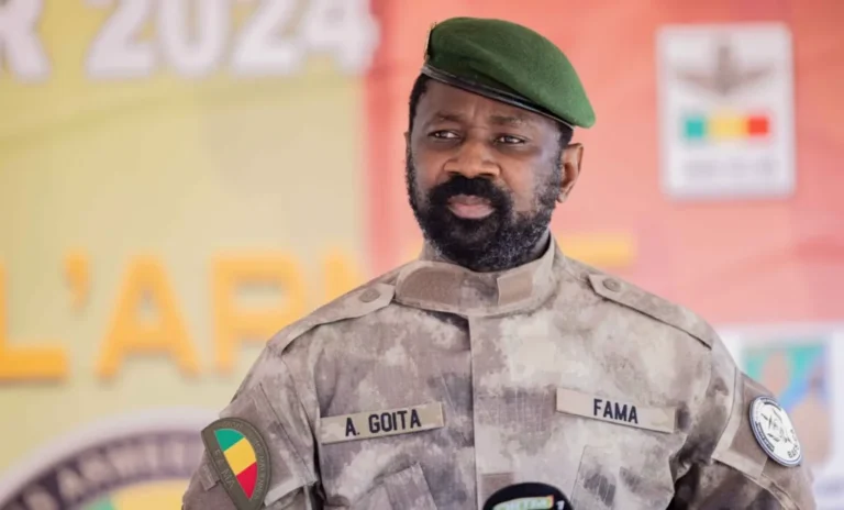 Goïta Says Situation “Under Control” After Deadly Attack Kills Mali Defence Minister Malian military leader, Assimi Goïta