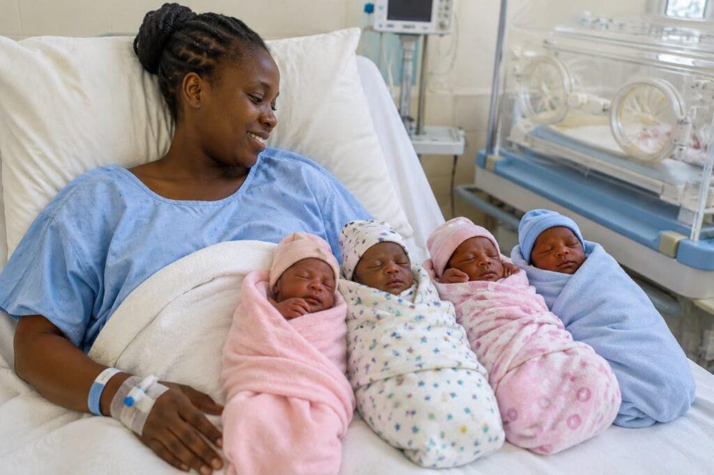 Woman Who Expected Twins Gives Birth to Four Babies in Tanzania