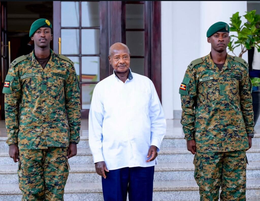 Museveni Congratulates Grandson After Joining Uganda’s Military