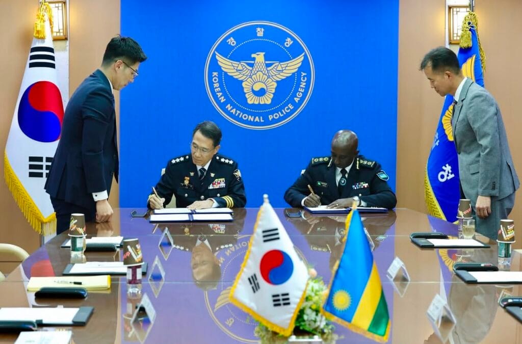 Rwanda, South Korea Sign Police Cooperation Deal to Tackle Transnational Crime