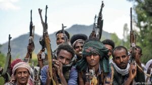 Ethiopian rebels.