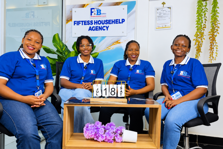 Living in an employer’s home should not mean being available all day, Esther Muitha of Fiftess Househelp says Fiftess Househelp Agency staff