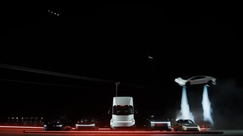 Tesla's Flying Roadster