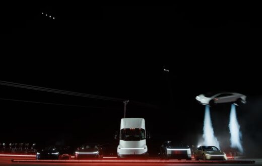Tesla's Flying Roadster