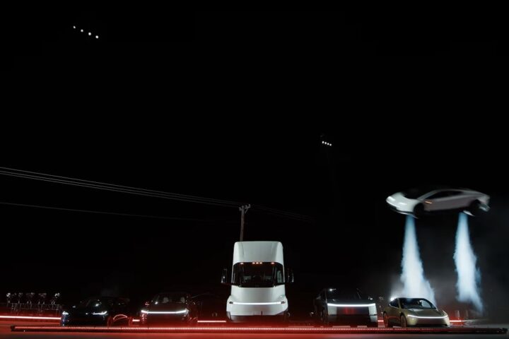 Tesla's Flying Roadster