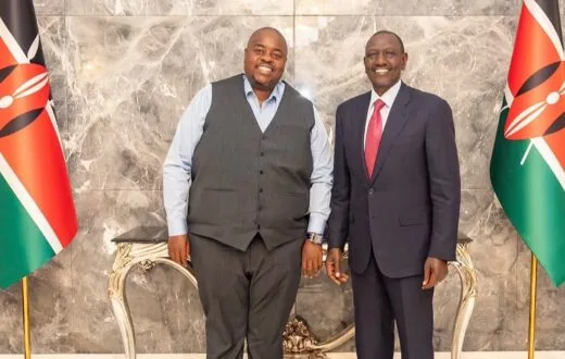 Gachagua Claims Chivayo Held More Than KSh1.5 Trillion for Ruto Before His Death Wicknell Chivayo with William Ruto