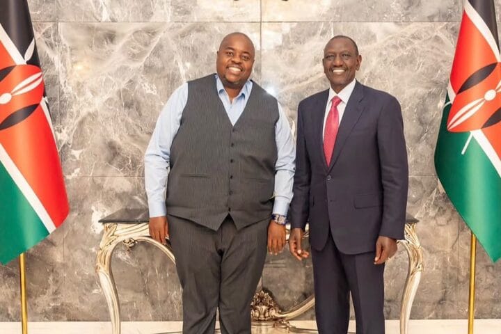 Gachagua Claims Chivayo Held More Than KSh1.5 Trillion for Ruto Before His Death Wicknell Chivayo with William Ruto