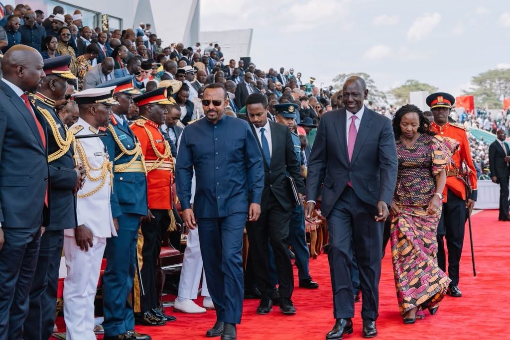 Ethiopia’s Abiy Ahmed Calls for Stronger Trade Ties With Kenya During Mashujaa Day Ethiopia’s Abiy Ahmed Calls for Stronger Trade Ties With Kenya During Mashujaa Day | Swahili Today