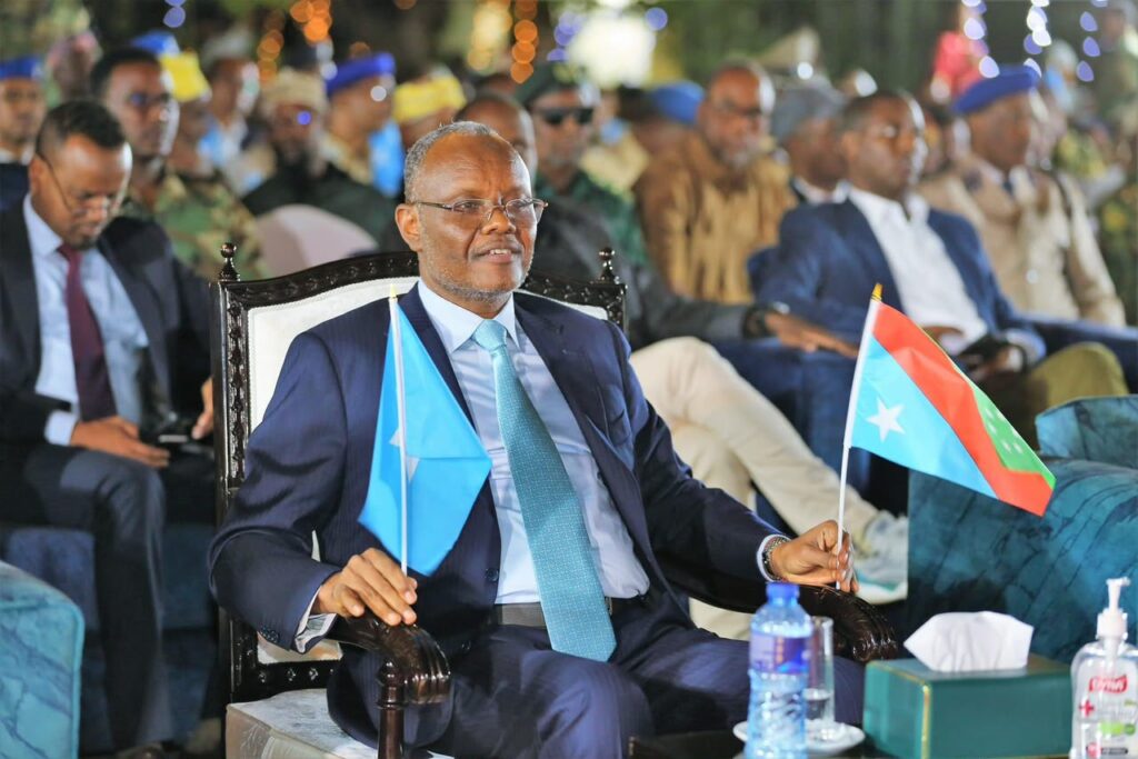 Former Southwest State president Abdiaziz Hassan Mohamed Laftagareen