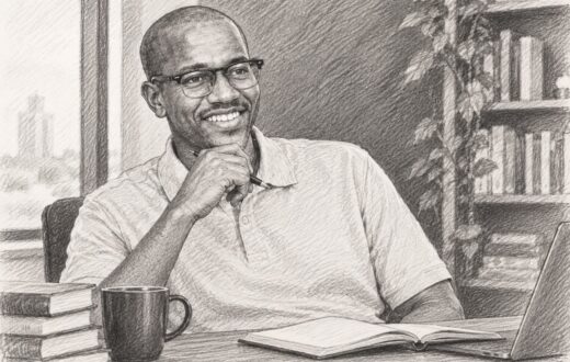 Sketch of Patrick Cyprian Musela, a Swahili Today Columnist