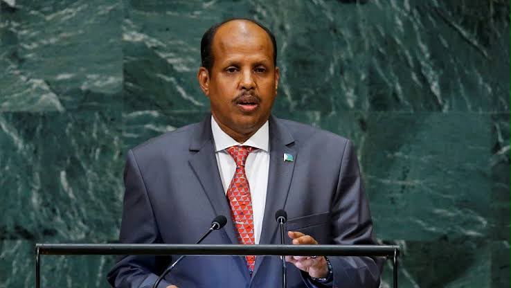 The Chairperson of the African Union (AU) Commission, HE. Mahmoud Ali Youssouf