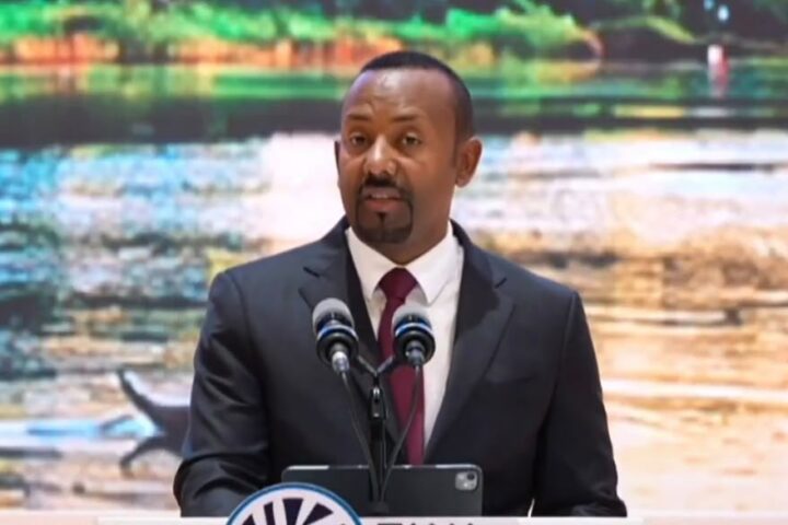 Abiy’s Message of Mutual Benefit Meets Scepticism Over Ethiopia’s Sea Access Plans Ethiopian Prime Minister Abiy Ahmed speaking at the 12th Tana High-Level Forum on Security in Africa in Bahir Dar on October 23