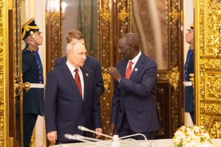 William Ruto, Putin Discuss Return of Kenyans Recruited Into Russian Military